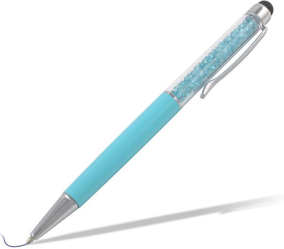 Mobiele telefoon Pen - Smartphone Pen - Tablet Pen - Schrijven Balpen Touchscreen Pen - Tabletpen Kristal Strass - Blauw
