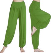 Sarouel - Pantalon de yoga - Pantalon Chill - Vert clair - XXL - Sarouel - Pantalon aéré - Pantalon ample