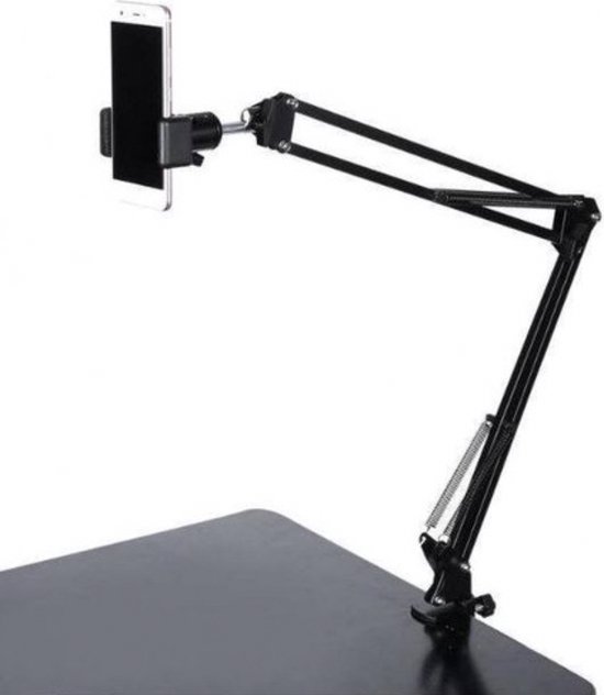 Deluxe Telescopische Boomarm Microfoonstandaard met Snelontgrendel