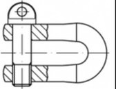 TOOLCRAFT 486745 Schakels 100 kg Afm. bout: M5 Staal Verzinkt DIN 82101 10 stuk(s)