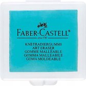 Faber-Castell - Kneedgum - Turquoise - voor corrigeren van (pastel)potlood en houtskool tekeningen