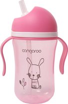 Tasse d'entraînement Cangaroo Bunny 300ml Tasse de paille Pink C0587
