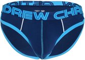 Andrew Christian Show-It Retro Pop Brief Navy - MAAT S - Heren Ondergoed - Slip voor Man - Mannen Slip