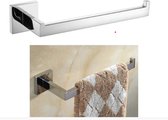 Renor Badkamer Accessoires - Roestvrij Staal -  Badkamer Artikel - Handdoekstang - Zilver