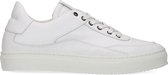 Manfield - Heren - Witte nubuck sneakers - Maat 44