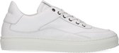 Manfield - Heren - Witte nubuck sneakers - Maat 42