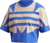 adidas Originals Big Trf Tee T-shirt Vrouwen blauw DE34/FR36