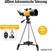 OOOVIN Telescoop - 400mm Sterrenkijker - 175x Vergroting - Telescoop Kinderen en Volwassenen - Geschikt voor Beginners - Inc. GRATIS Statief en Draagtas - Bluetooth Camera - Afstandsbediening