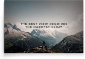 Walljar - The Best View - Muurdecoratie - Poster