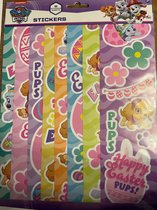 Paw patrol pink  - Stickers - Pasen - Knutselen - Paasei - Paasdagen - Paasvakantie - April - Vrolijk Pasen - Paashaas - Plakken - Jongens - Meisjes - Paasontbijt - Kinderen - Velletjes Stick