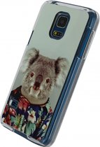 Samsung Galaxy S5 Mini Hoesje - Xccess - Metal Plate Serie - Aluminium Backcover - Funny Koala - Hoesje Geschikt Voor Samsung Galaxy S5 Mini
