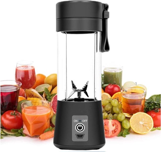Centrifugeuse électrique Portable - Extracteur De Jus, 600ml, Rechargeable USB, Pour Agrumes Et Smoothies