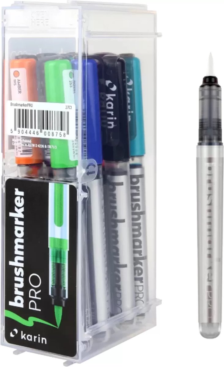 Karin Brushmarker Pro Set Basis Blender 12 stuks