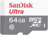 SanDisk  Memory card Ultra Android microSDXC 64GB 100MB/s Class 10 UHS-I (SDSQUNR-064G-GN3MN)