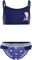 Meisjes Bikini - Frozen - Elsa - Marineblauw - Maat 5 jaar (110 cm)