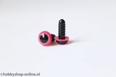 Veiligheidsogen roze 10 mm 1 paar