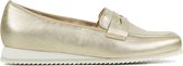 Hassia Instappers Dames - Instapschoenen / Damesschoenen - Leer   - 301641 - Goud - Maat 38.5