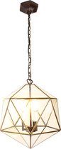 LumiLamp Hanglamp 35*35*140 cm Transparant Metaal, Glas Hanglamp Eettafel Hanglampen Eetkamer
