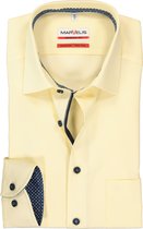 MARVELIS modern fit overhemd - maisgeel (contrast) - Strijkvrij - Boordmaat: 40