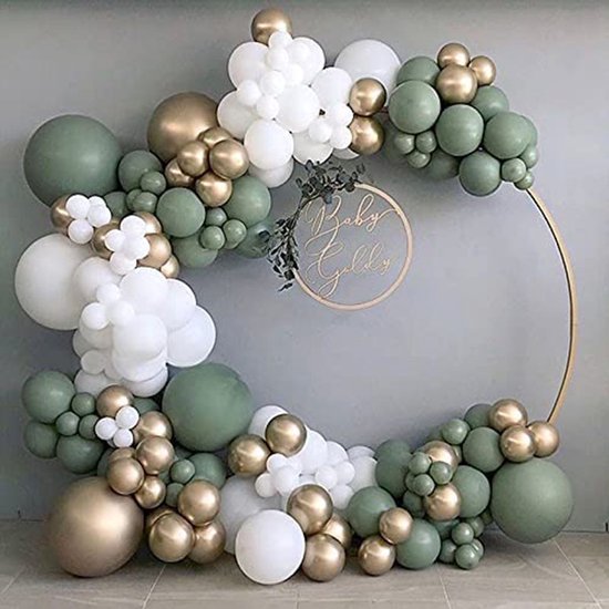 Sellaio - Arche de Ballon Vert Olive - Forfait Complet - Ballons