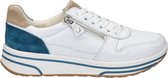 Ara Sapporo 2.0 dames sneaker - Wit blauw - Maat 36,5