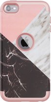 Peachy Armour Case Marble Case iPod Touch 5 6 7 - Rose et Blanc