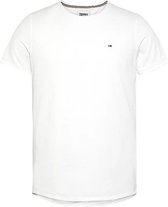 Tommy Jeans - Heren Tee SS Classics Slim Fit Shirt - Wit - Maat S