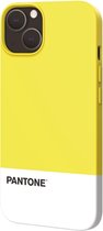 Pantone Design Silicone Hoesje iPhone 13 - Backcover - Geel - Celly