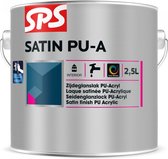 SPS Satin PU-A verf - lak- zijdeglans RAL 9010 - Binnenlak