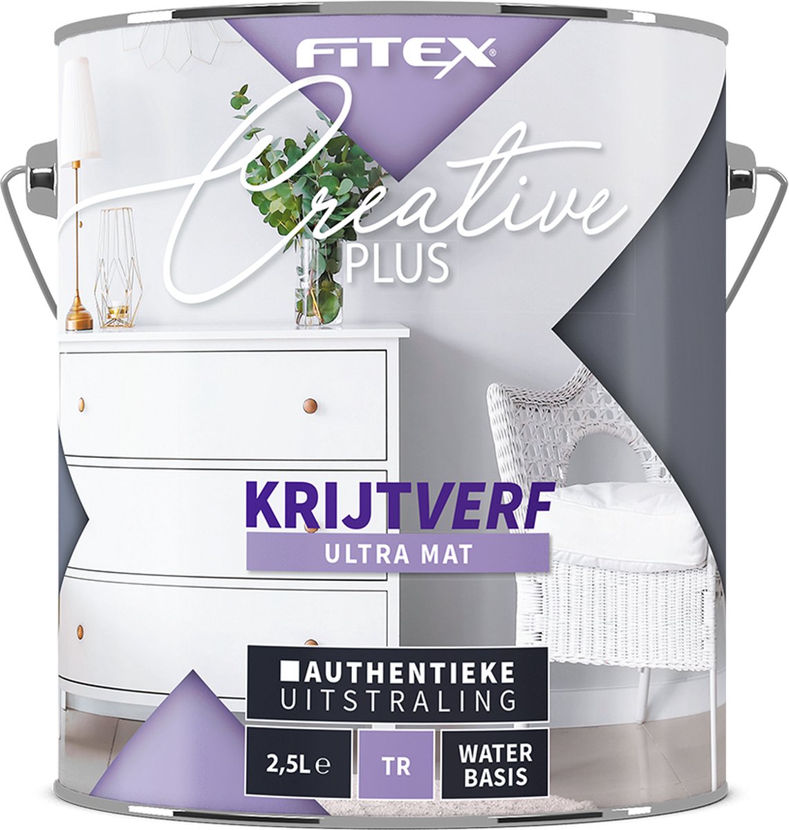 Fitex Creative+ Krijtverf - Krijtverf - Dekkend - Binnen - Water basis - Mat -