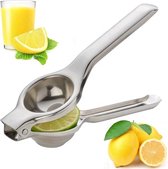 Citruspers handmatig - Limoenpers - Citroenpers - Juicer - Limoenknijper - RVS - Citruspersen - Handmatige fruitpers - Metaal
