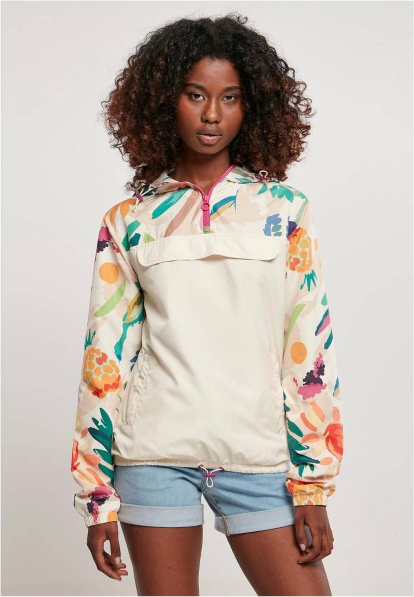 Urban Classics Mixed Pullover Jas 5XL Creme