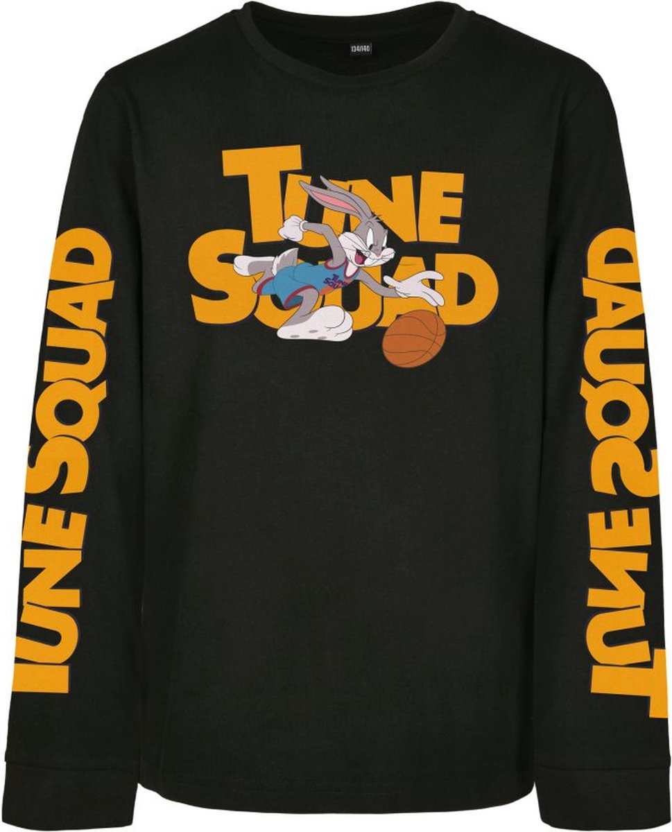 Looney Tunes Space Jam: A New Legacy Kinder Longsleeve shirt -Kids 158/164- Tune Squad Logo Zwart