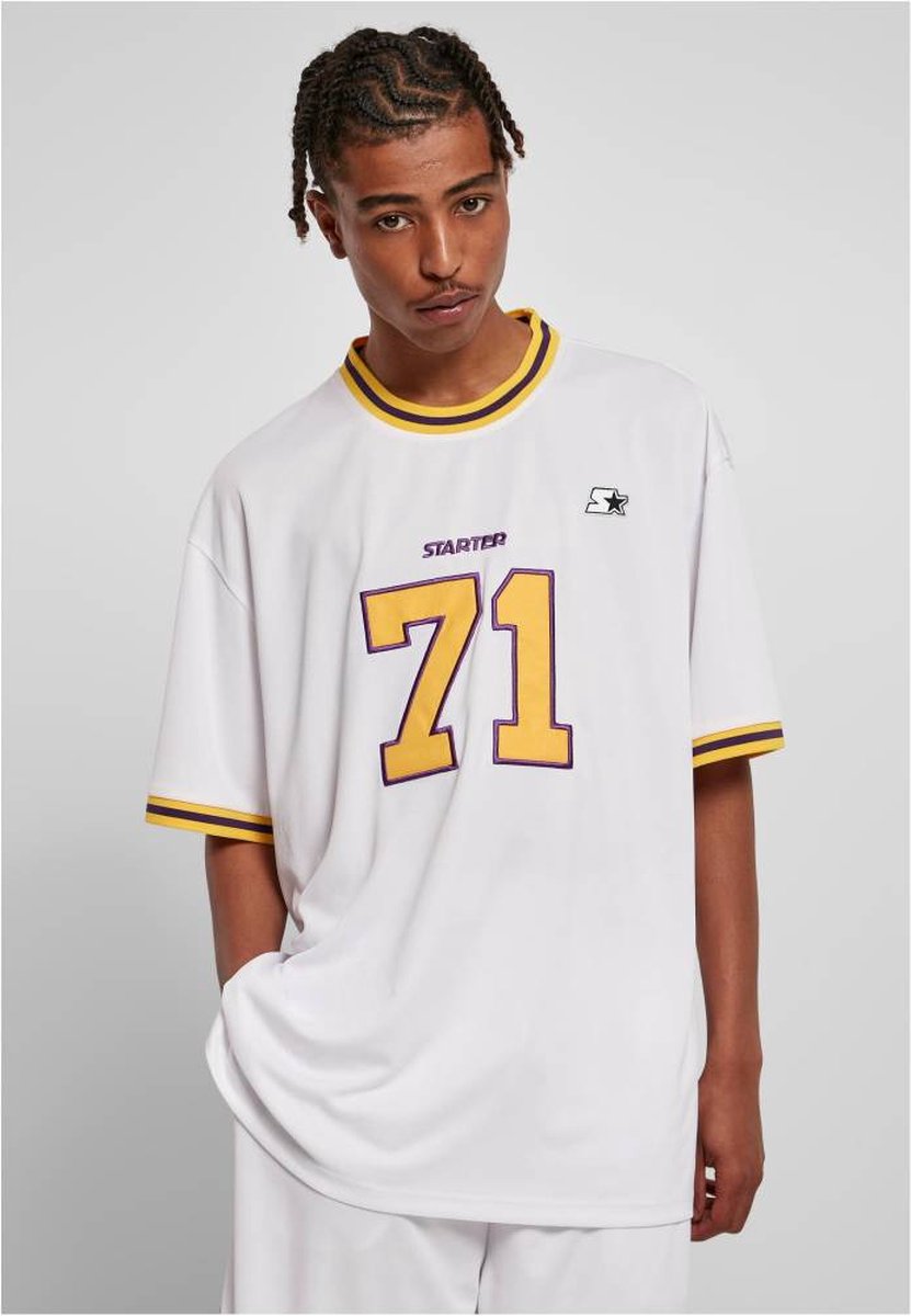 Starter Black Label Heren Tshirt -XXL- 71 Sports Jersey Wit