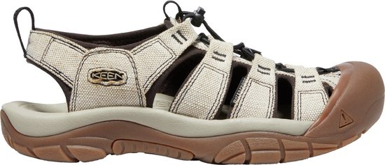 Keen Newport H2 Heren Wandelsandalen Raven Aluminum Grijs Polyester K1008399