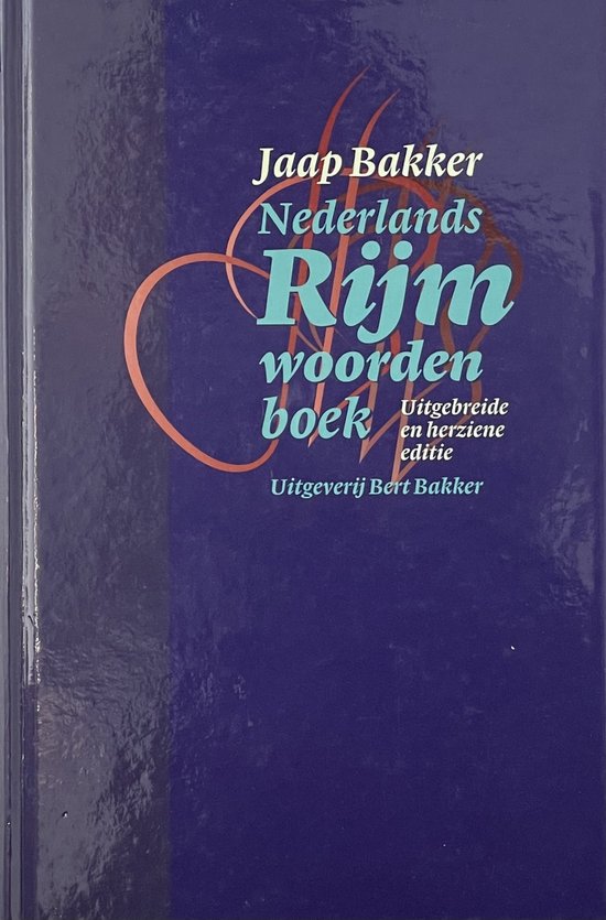 Nederlands Rijmwoordenboek - cover