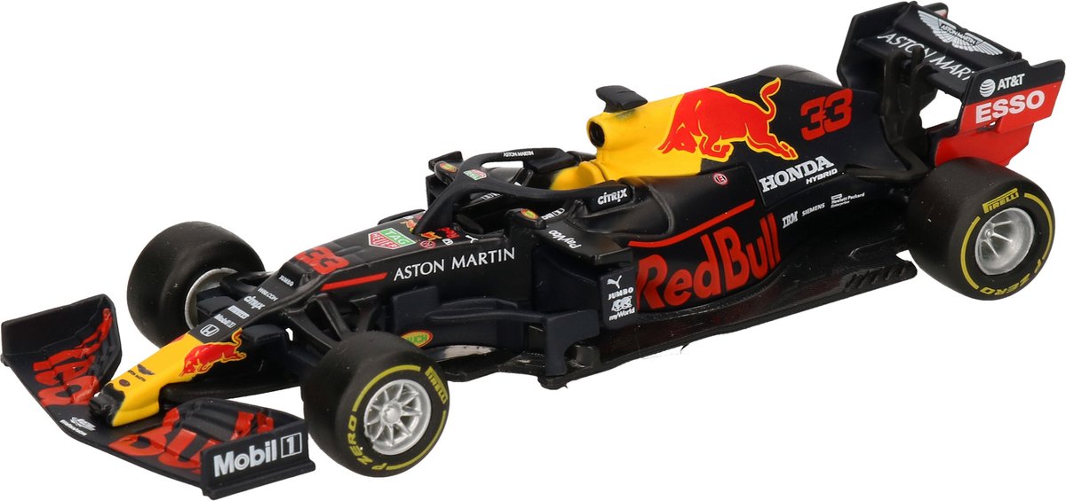 Verward Tot Immuniseren Bburago Max Verstappen #33 Red Bull RB16 Formule 1 seizoen 2020 - modelauto  -... | bol.com