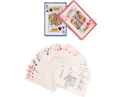 6x Pakjes speelkaarten 54 stuks - Poker of casino kaartspellen gelamineerd