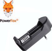 PowerFox® - Batterij oplader voor 18650 14500 16430 Batterijen | Oplader voor Oplaadbare 18650 Batterijen