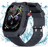 Shellbox - Apple Watch Series 7 45mm - Waterproof Case - Zwart