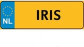 Nummer Bord Naam Plaatje - IRIS - Cadeau Tip