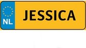Nummer Bord Naam Plaatje - JESSICA - Cadeau Tip