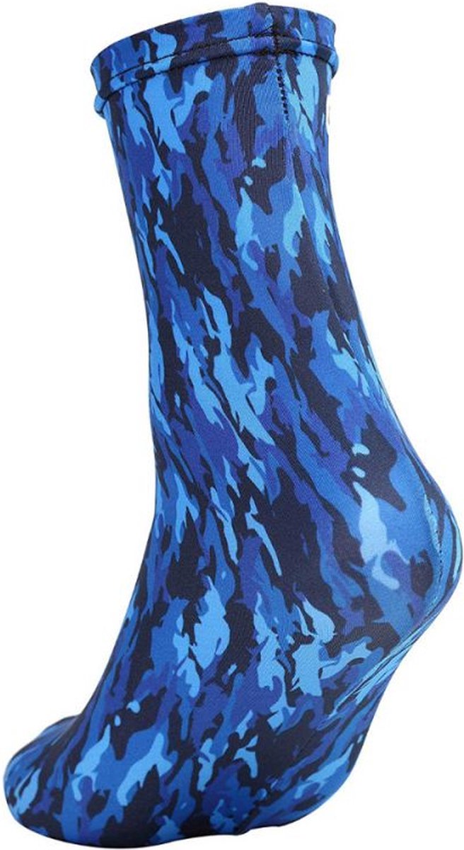 Cressi Lycra Water sokken Camo Blauw maat L / XL