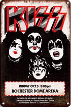 Signs-USA - Concert Sign - metaal - Kiss - Rochester - 30 x 40 cm