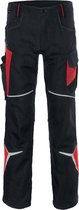 Kubler Bodyforce werkbroek 2225 - Zwart | Rood - 62