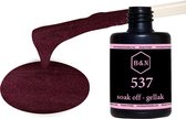 Gellak - 537 - 15 ml | B&N - soak off gellak