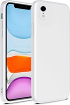 Smartphonica iPhone Xr siliconen hoesje met zachte binnenkant - Wit / Back Cover