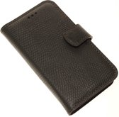 Made-NL Handgemaakte ( Samsung Galaxy S20 Ultra ) book case Zwart reptielen print