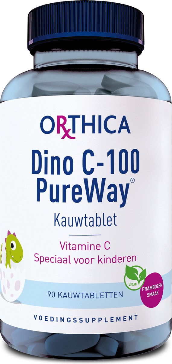 Goedkoopste Orthica Dino C-100 PureWay - vitamine C voor kinderen - 90 kauwtabletten