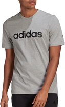 adidas Essentials Embroidered Linear Logo T-shirt Mannen - Maat S